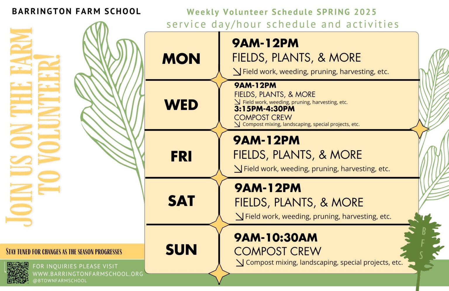 Barrington Farm School – A nonprofit community farm in Barrington ...