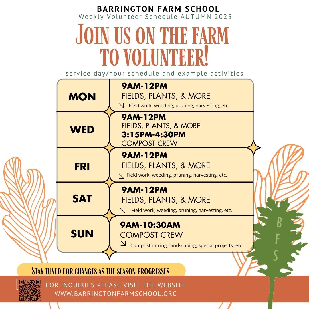 Barrington Farm School – A nonprofit community farm in Barrington ...